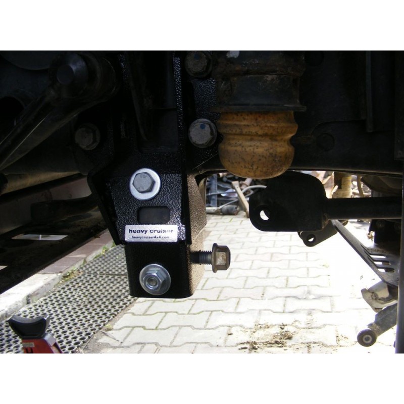 Wzmocnienie mocowania drążka panharda do ramy Jeep